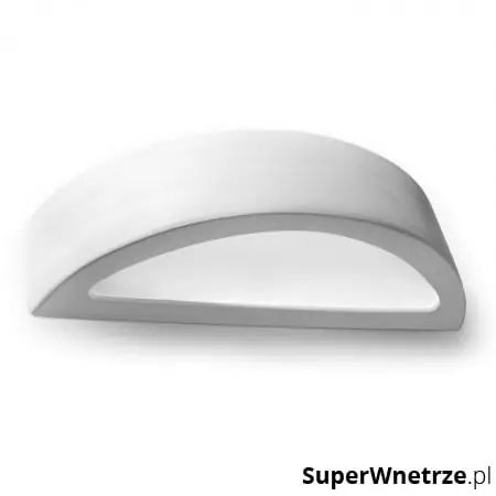 Kinkiet Ceramiczny Atena 38x9cm Sollux Lighting biały Okazja