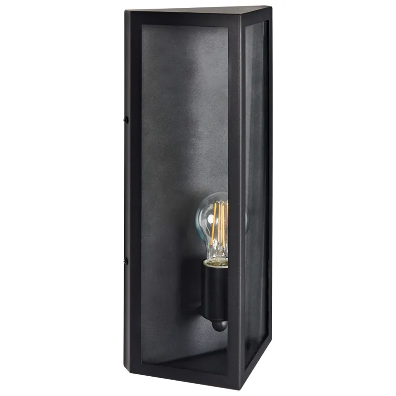 Wyprzedaż Lampa ścienna ogrodowa PACTOLUS Czarny