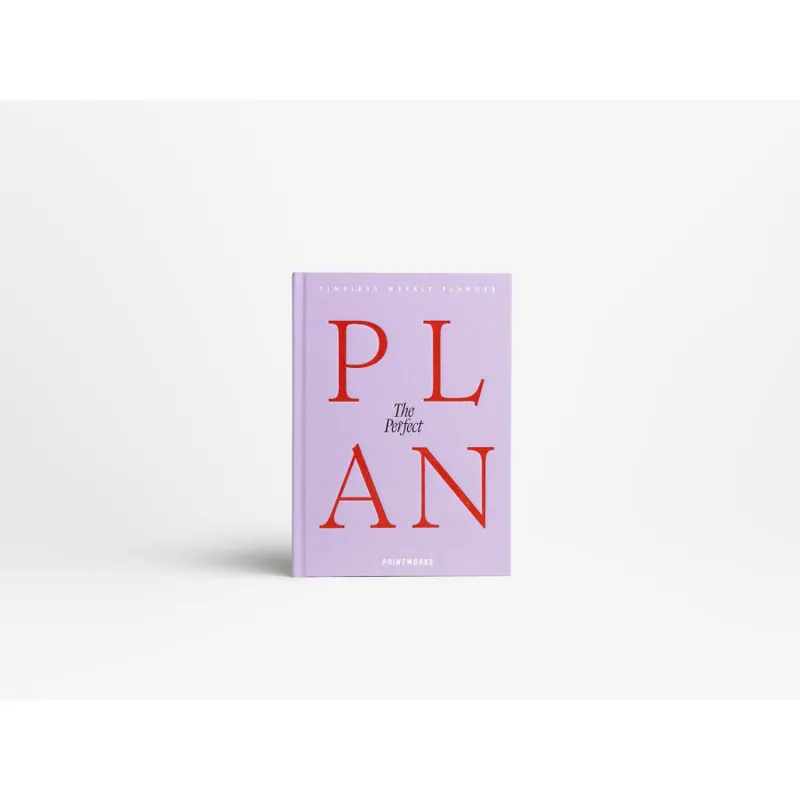Planer tygodniowy - The Perfect Plan, Fioletowy Oferta