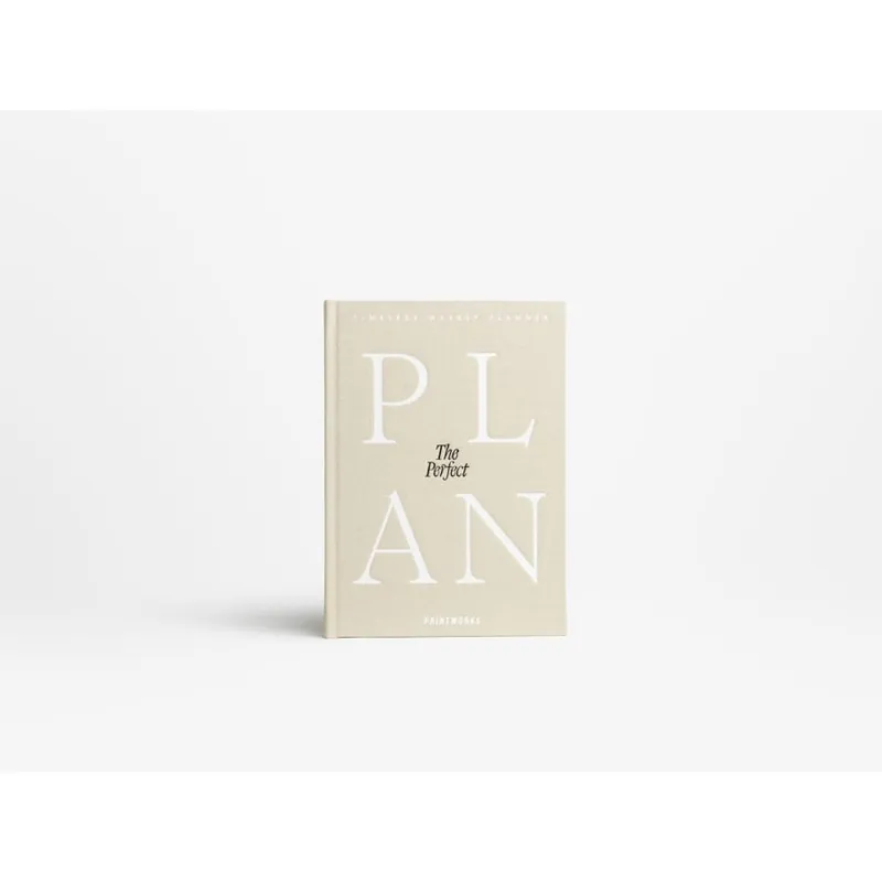 Planer tygodniowy- The Perfect Plan, Beżowy Do wyczerpania zapasów