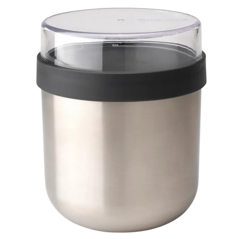 Wyprzedaż Brabantia 228780 - make take pojemnik termiczny na lunch - 0,5l - dark grey
