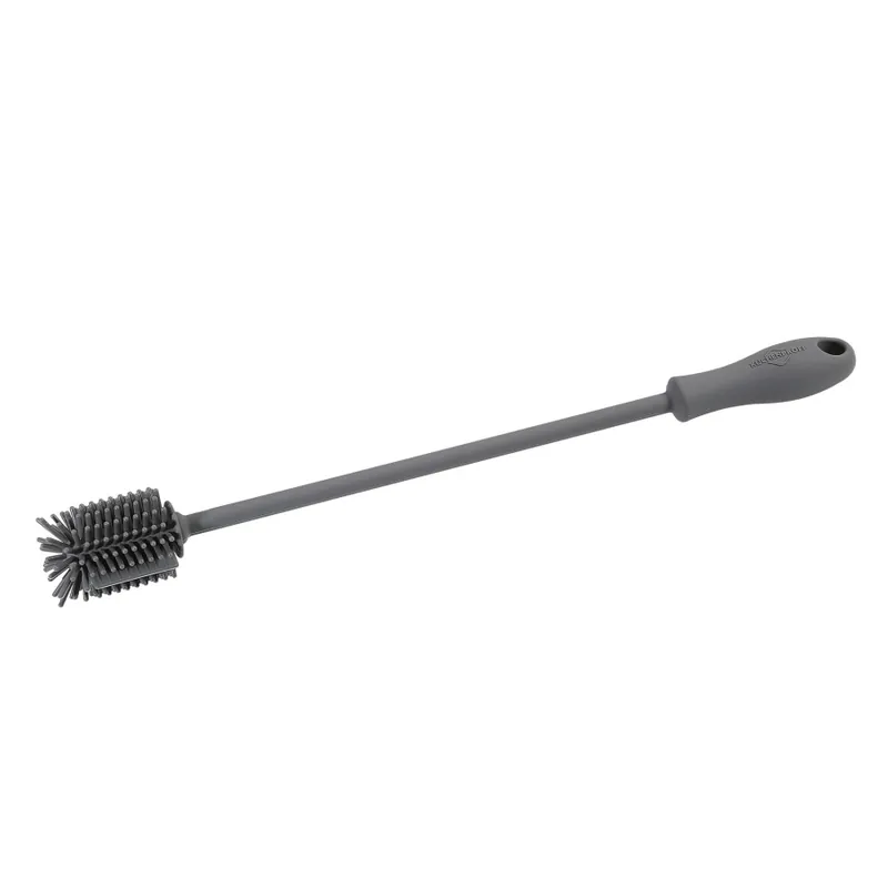 Wysoka jakość Szczotka do mycia karafek, silikon, 31 cm, szara