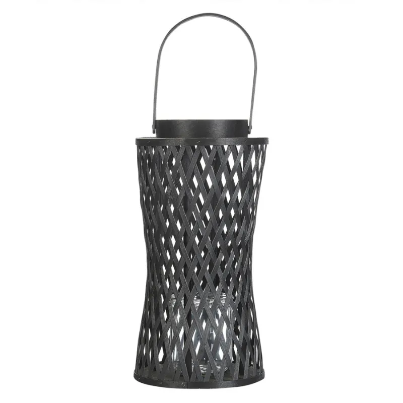 Lampion mactan drewno czarny Bestseller