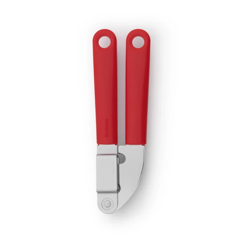 Wyjątkowa oferta BRABANTIA Tasty Colours czerwony - wyciskacz do czosnku ze stali nierdzewnej