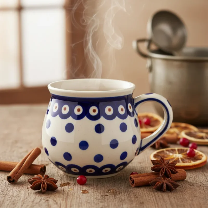 Tylko do końca tygodnia Kubek do grzanego wina 220 ml - wzór D-46 - Zakłady Ceramiczne w Bolesławcu