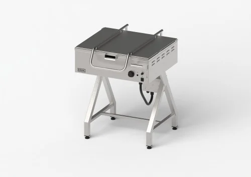 Bezpieczne zakupy Patelnia elektryczna uchylna na stelażu, Gredil, 700x786x912 mm, P 6.3 kW, U 400 V (778003)