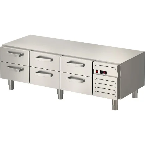 Podstawa chłodnicza, linia "700",1600x650x600 mm, 6 szuflad GN 1/1 (887137) Wyjątkowa oferta